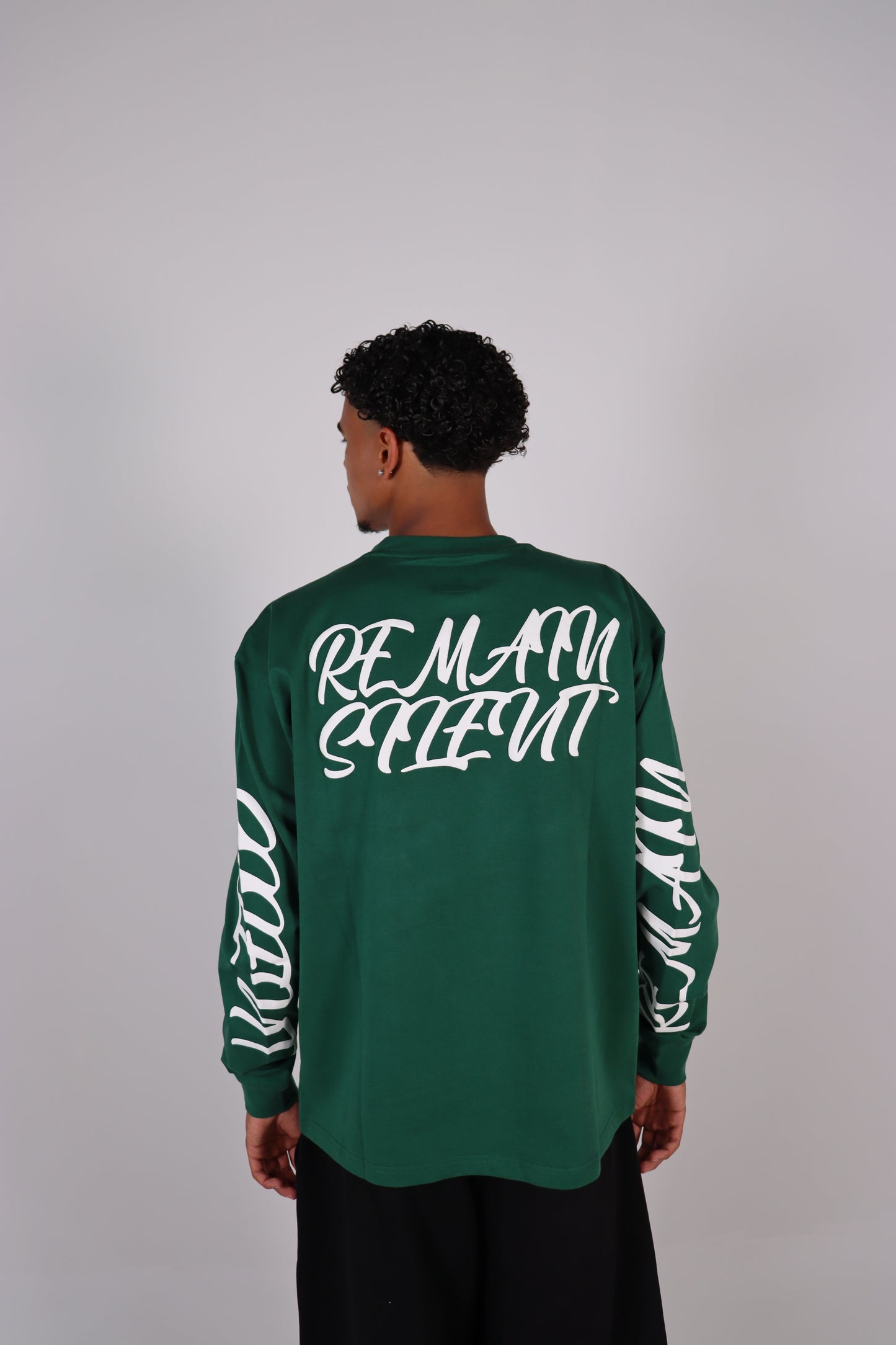 GREEN/WHITE LONGSLEEVE
