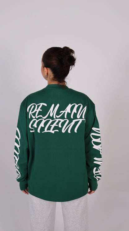 GREEN/WHITE LONGSLEEVE