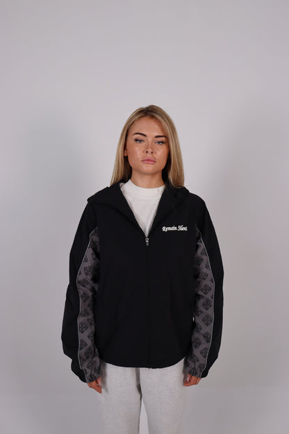 BLACK/GREY WINDBREAKER